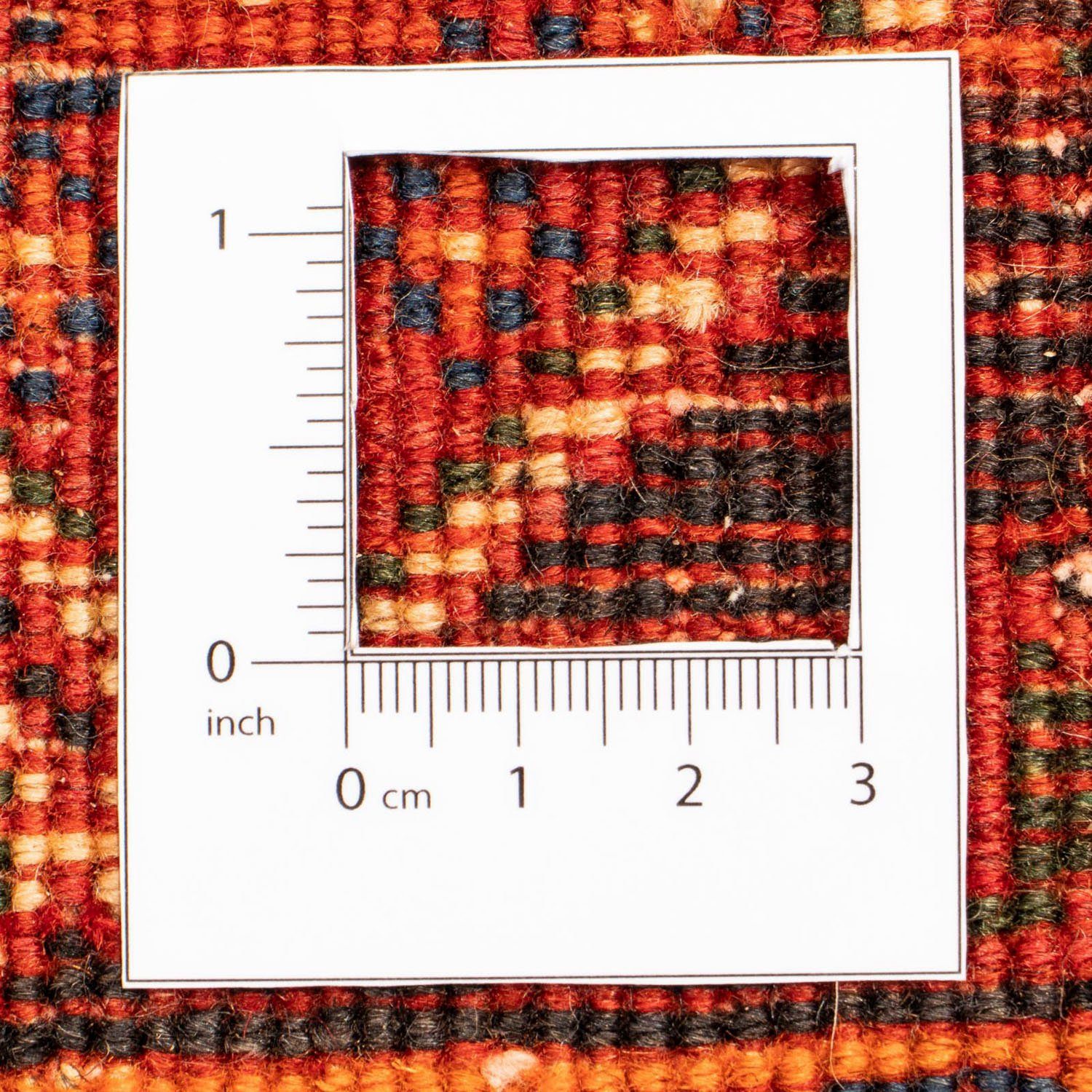 Wollteppich Ghashghai 292 Unikat x 188 mm, Höhe: morgenland, cm, Rosso 10 Zertifikat mit Medaillon rechteckig