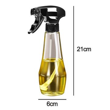 Juoungle Essigspender Ölsprüher für Speiseöl, 200ml Öl Sprühflasche Essig und Ölflaschen, (1-tlg), Hochdruckdüse