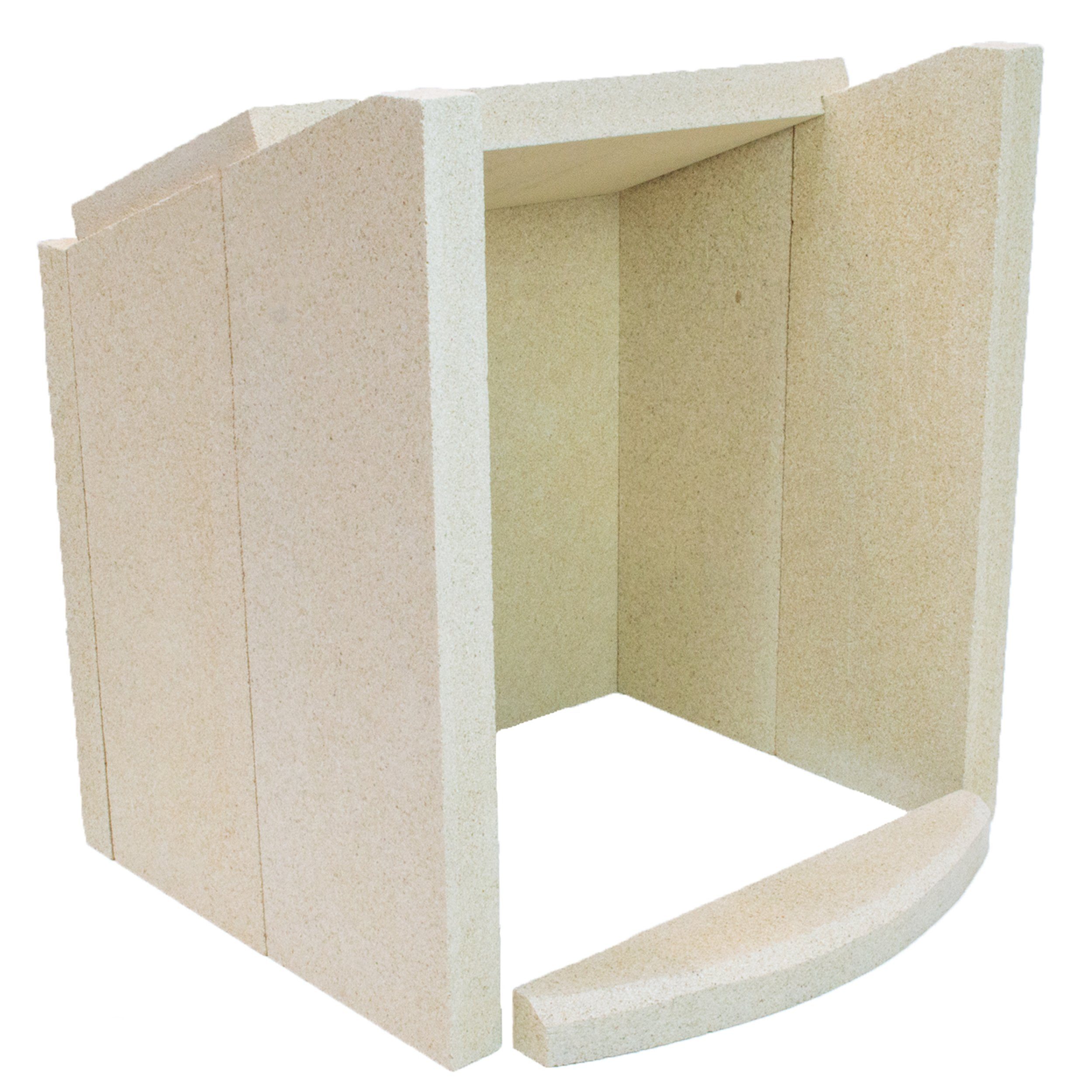 kaminXpert Feuerraumplatten A für Hark Opera B Kaminofen Ersatzteil Feuerraumauskleidung