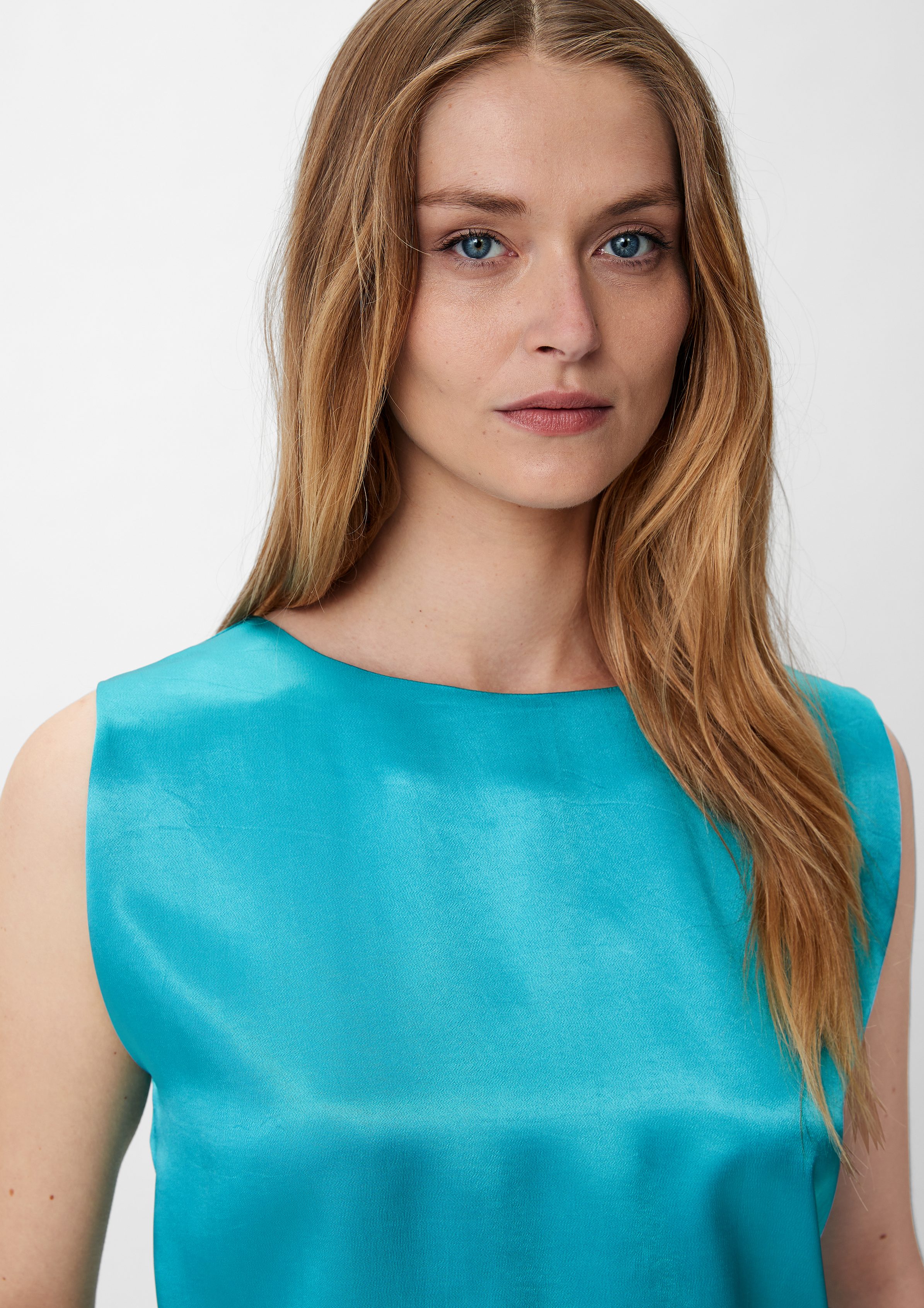 Comma Blusentop Satinbluse aus Viskosemix günstig online kaufen