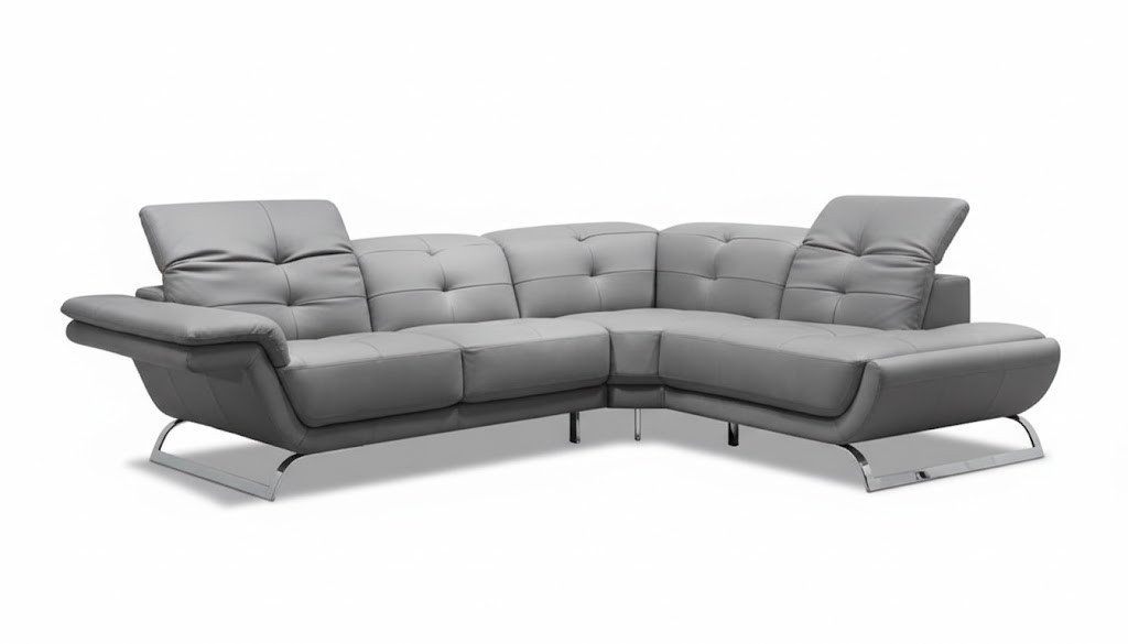 Xlmoebel Ecksofa Multifunktion Ecksofa Medien TV Ledersofa Sofort, Made in Europa