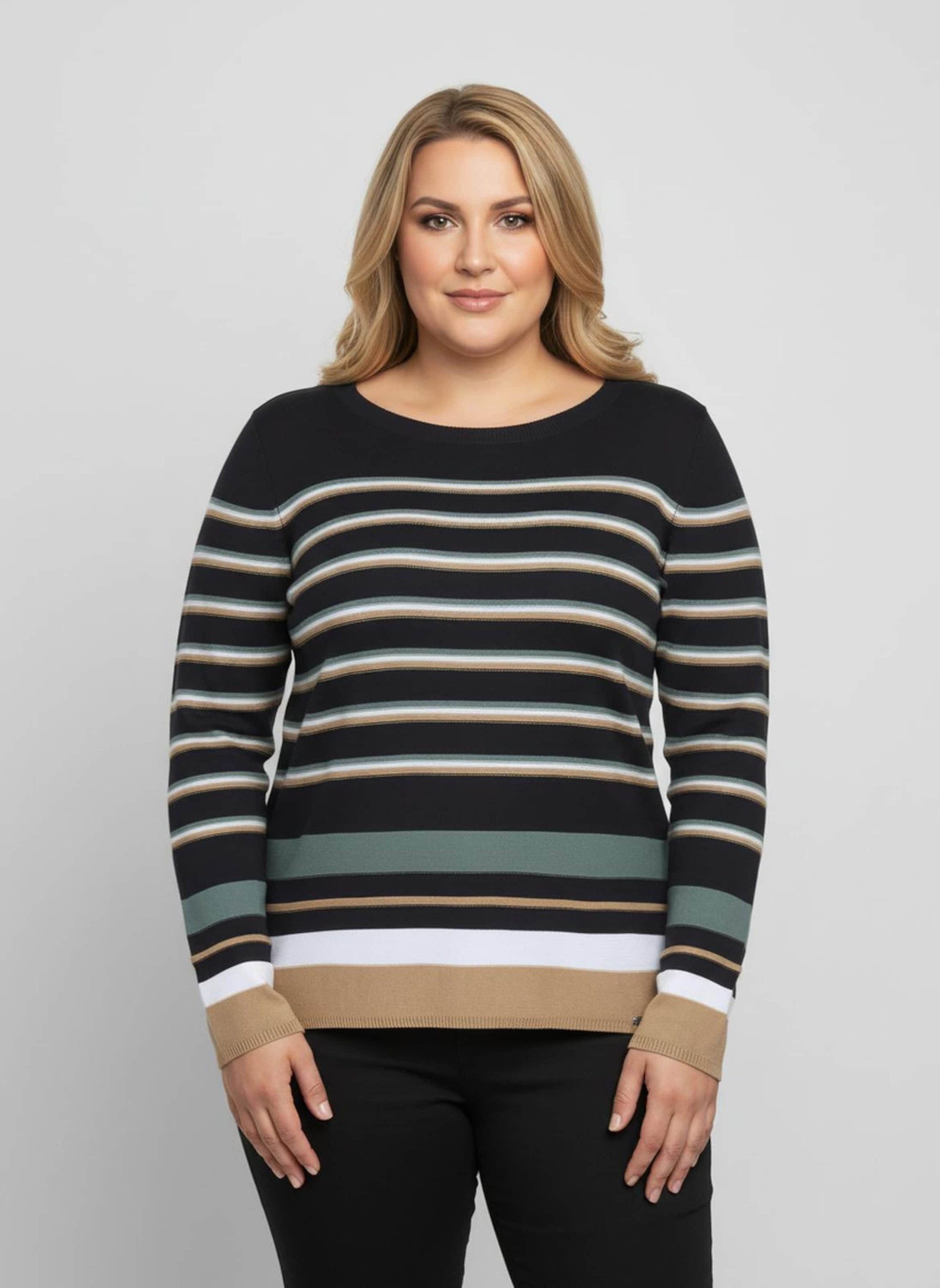 Witt Strickpullover Pullover Langarm Jersey, Links-Strick