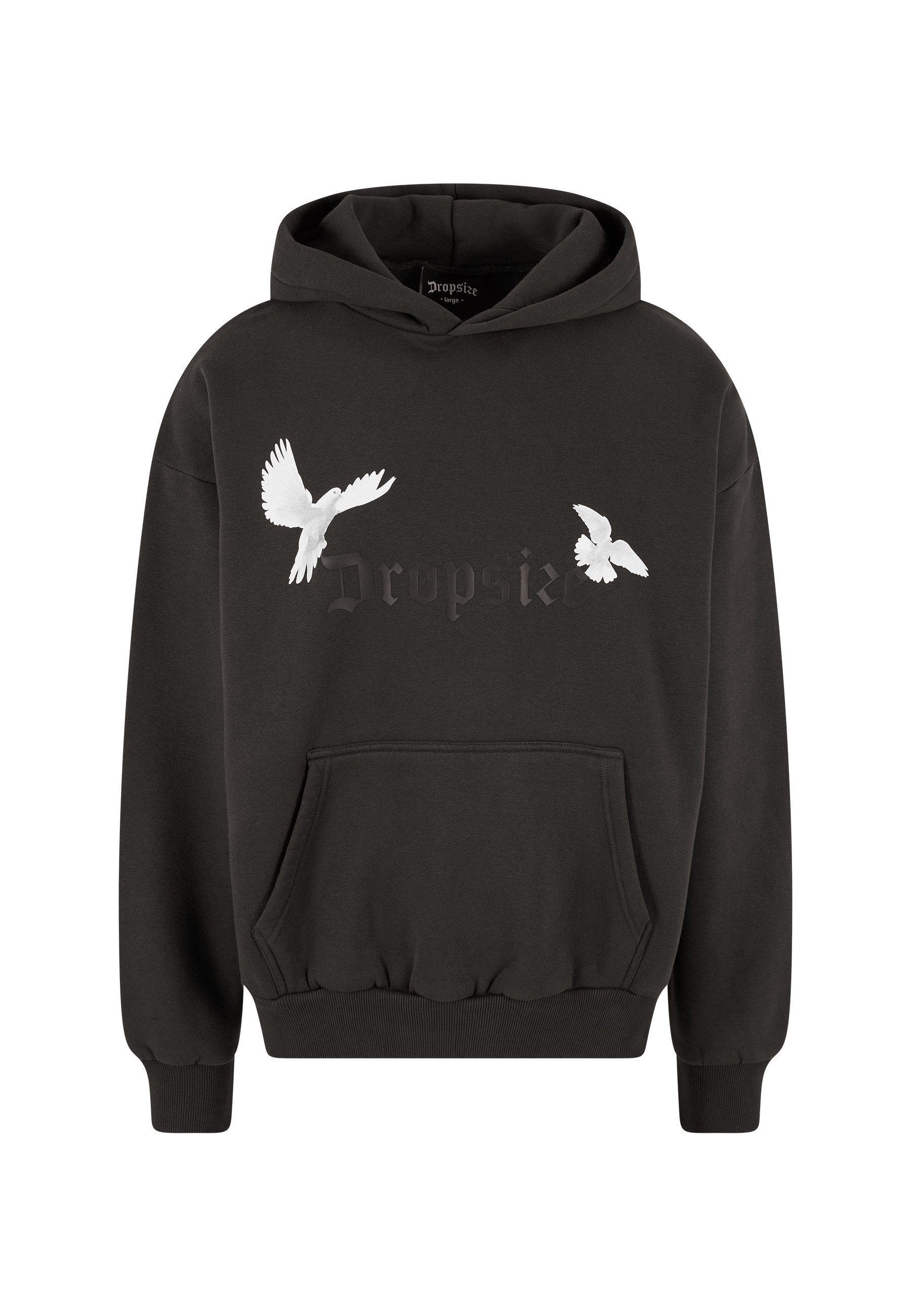 Dropsize Kapuzenpullover Dropsize Herren Heavy Oversize Doves Hoodie (1-tlg)