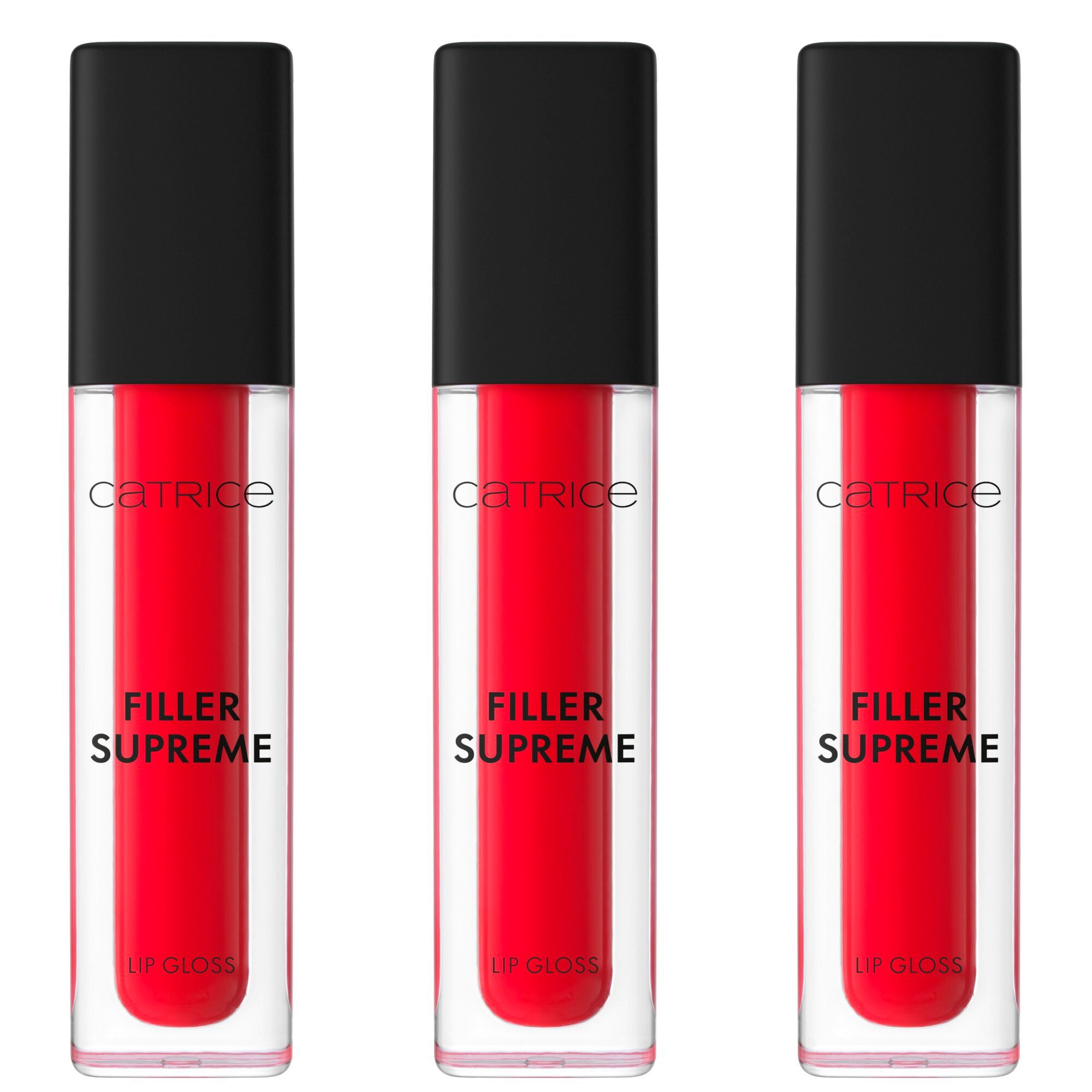Catrice Lipgloss FILLER SUPREME LIP GLOSS, 3-tlg., für vollere Lippen und ein glänzendes Finish
