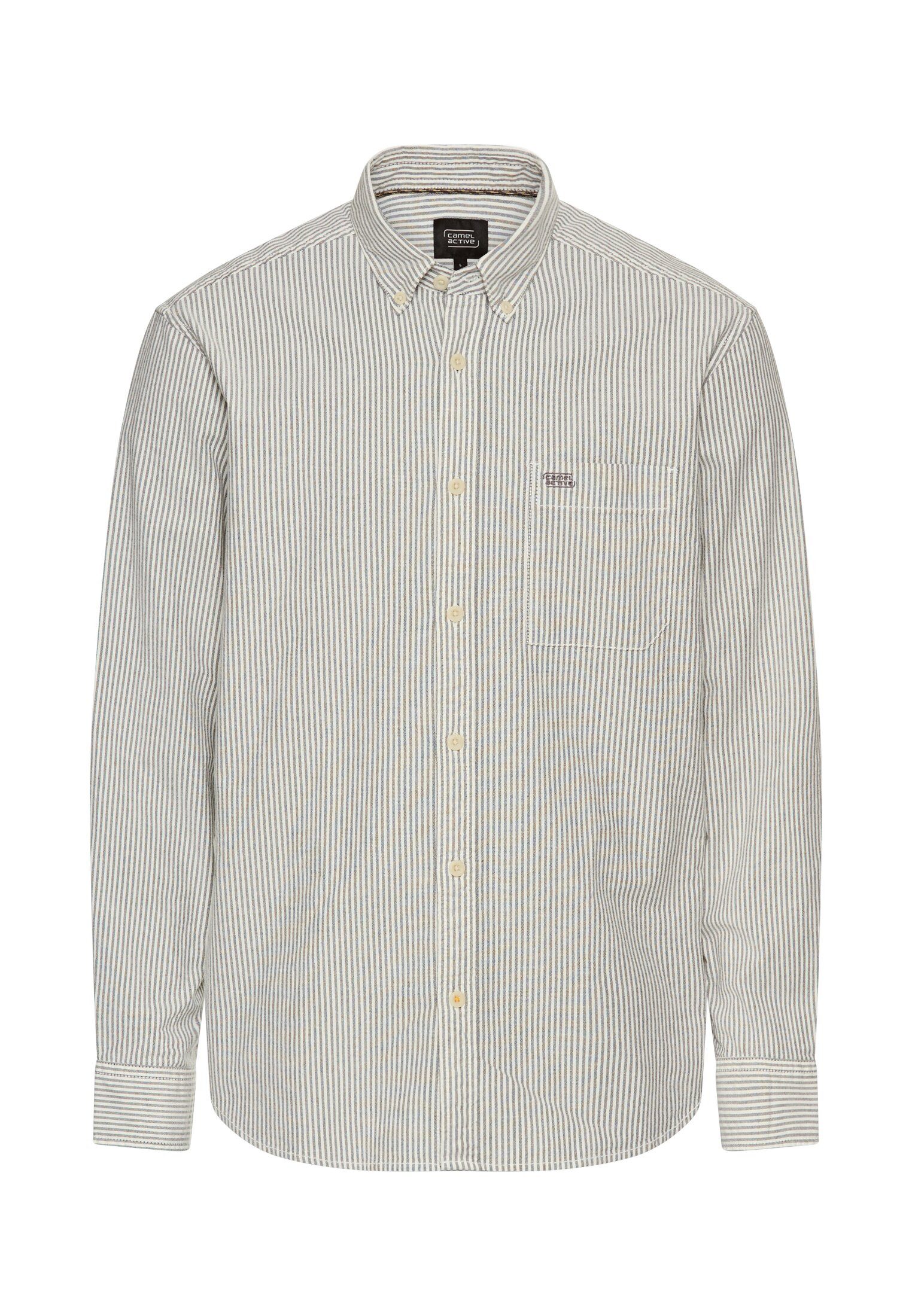 camel active Langarmhemd mit Logo Stickerei günstig online kaufen