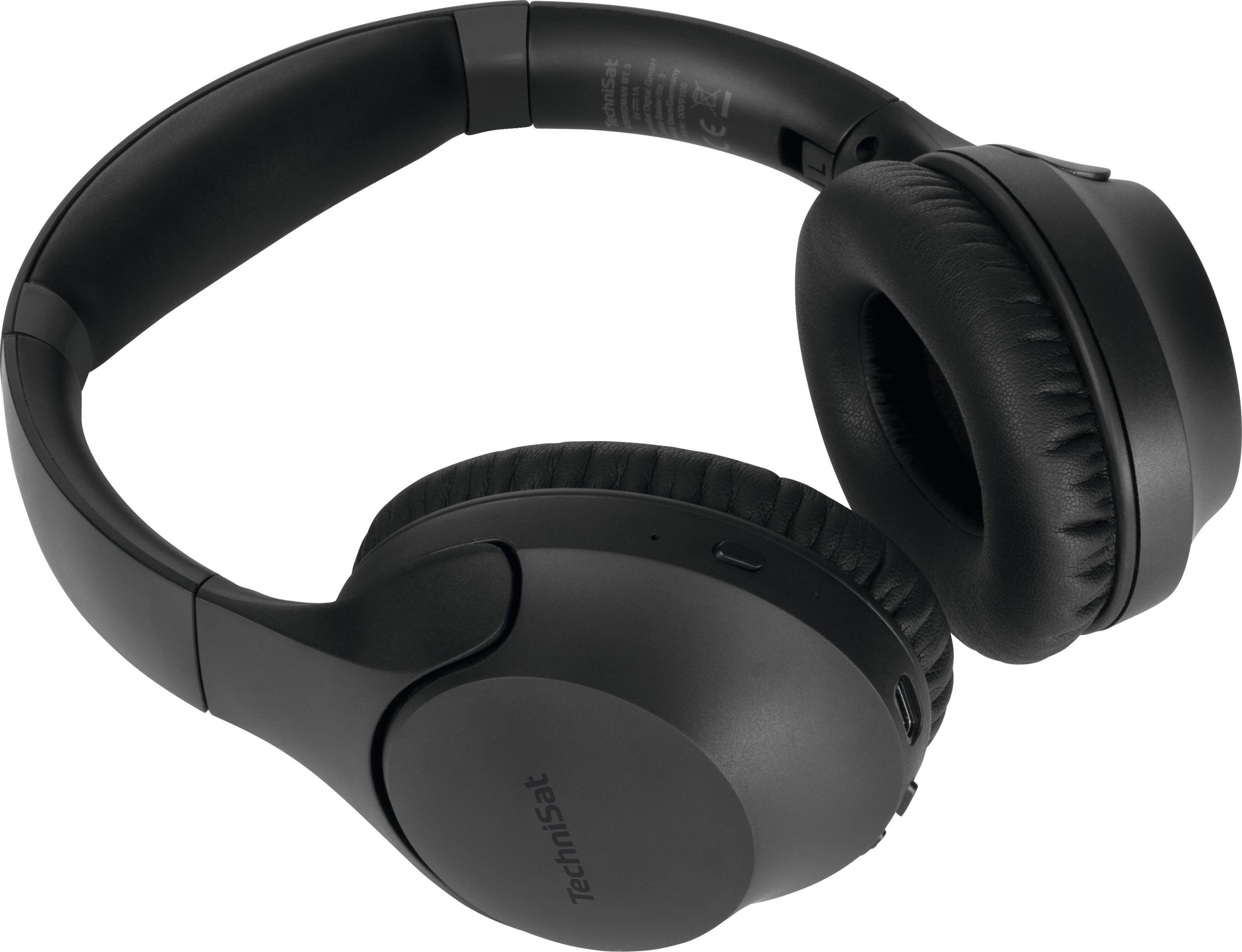 TechniSat STEREOMAN 3 BT Bluetooth-Kopfhörer (Bluetooth, A2DP Bluetooth, AVRCP Bluetooth, Bluetooth, bis zu 60h Akku, integriertes Mikrofon, bequeme Ohrmuscheln)