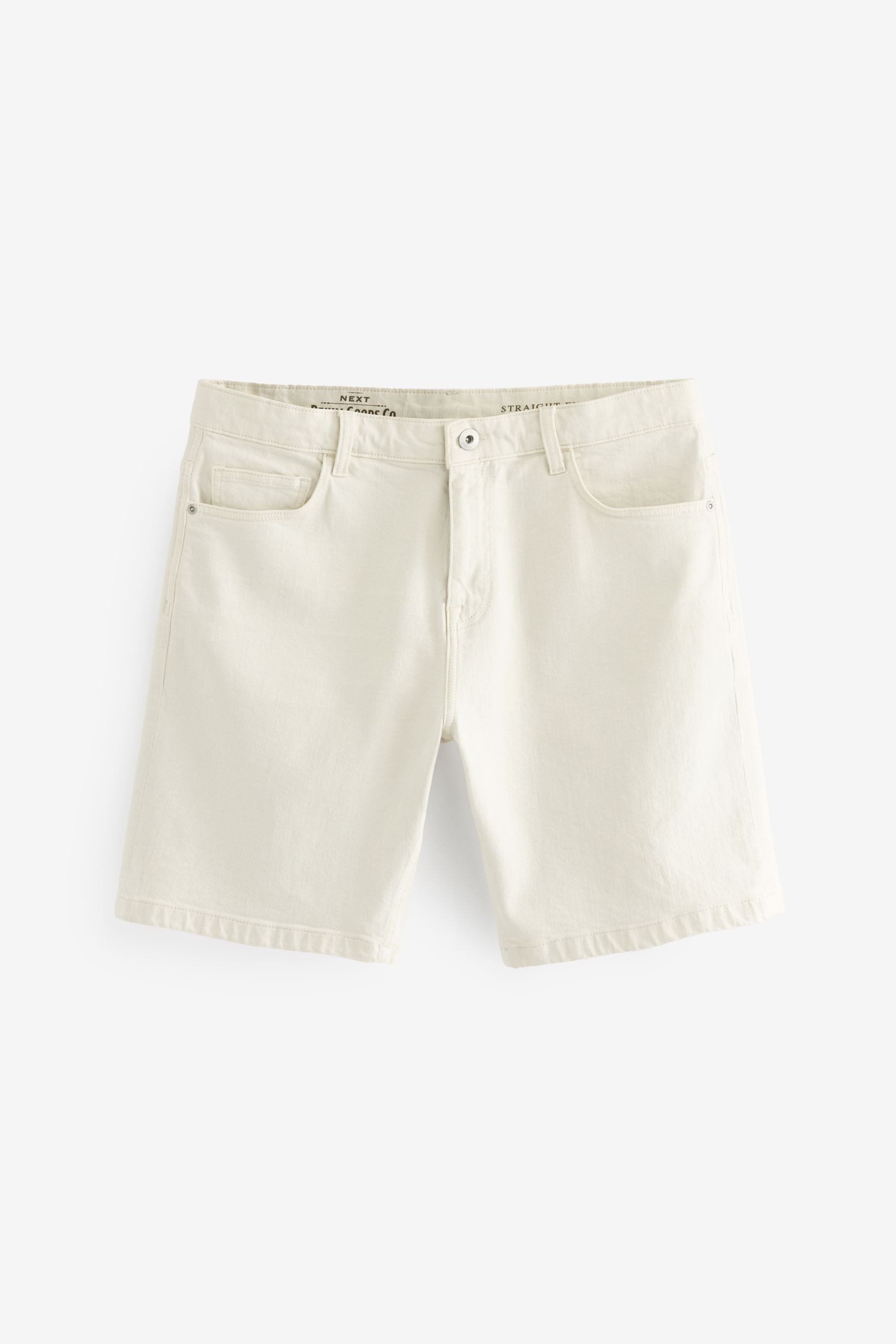 Jeansshorts Stückgefärbte Denimshorts