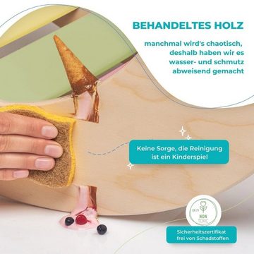 suebidou Wippe Kletterwippe Jumbo Schaukel- und Kletterspielzeug nach Montessori Farbe der Lamellen frei wählbar: