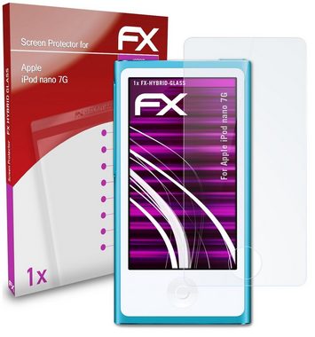 atFoliX Schutzfolie Panzerglasfolie für Apple iPod nano 7G, Ultradünn und superhart