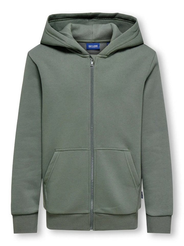 ONLY & SONS junior Kapuzensweatjacke OSJCERES ZIP HOODIE (1-tlg) mit Taschen