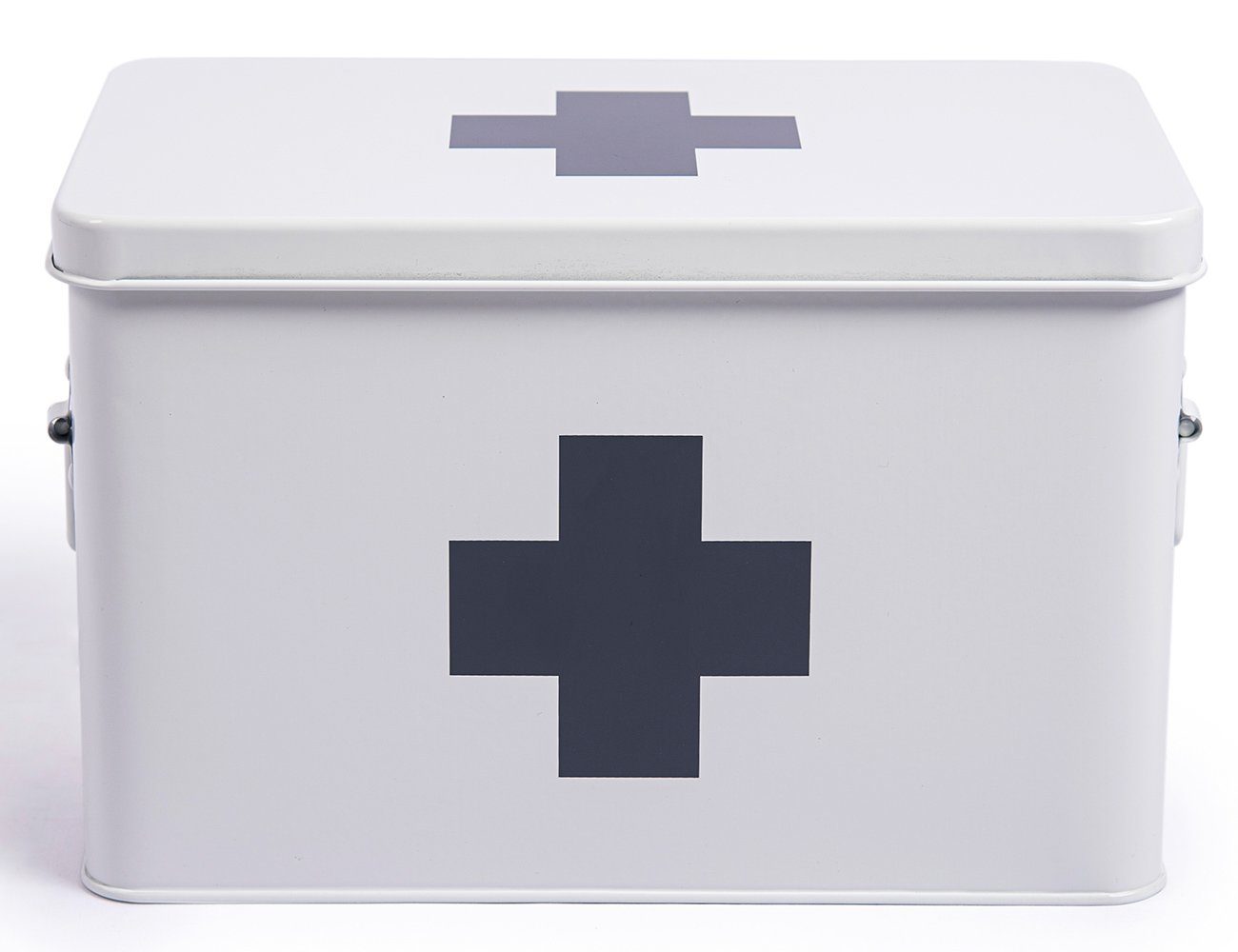 Box (YX1001), Medizinschränke Zedelmaier Medizinkoffer Retro, Arzneischrank Schrank, Hilfe Vorratsdose Medikamentenbox,Medizin Weiß-32*19*20cm Metall,Erste Kasten