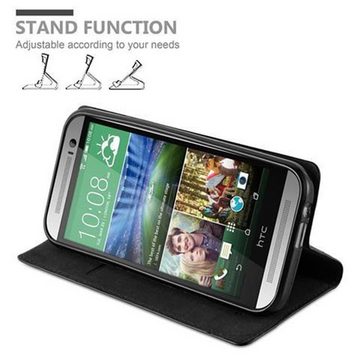 Cadorabo Handyhülle HTC ONE M8 HTC ONE M8, Klappbare Handy Schutzhülle - Hülle - mit Standfunktion und Kartenfach