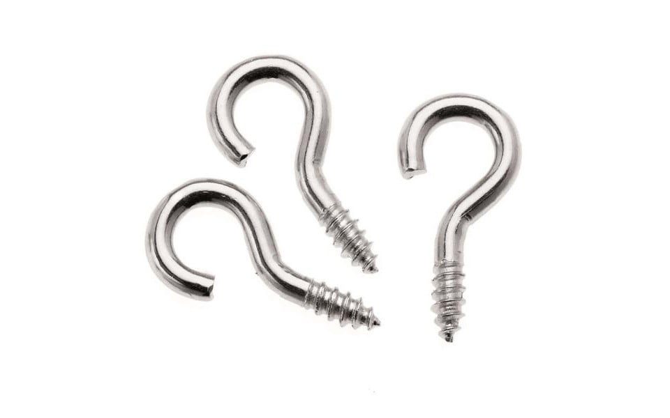 Glorex Bastelnaturmaterial Glorex Schraubhaken 12 x 5 mm, 24 Stück