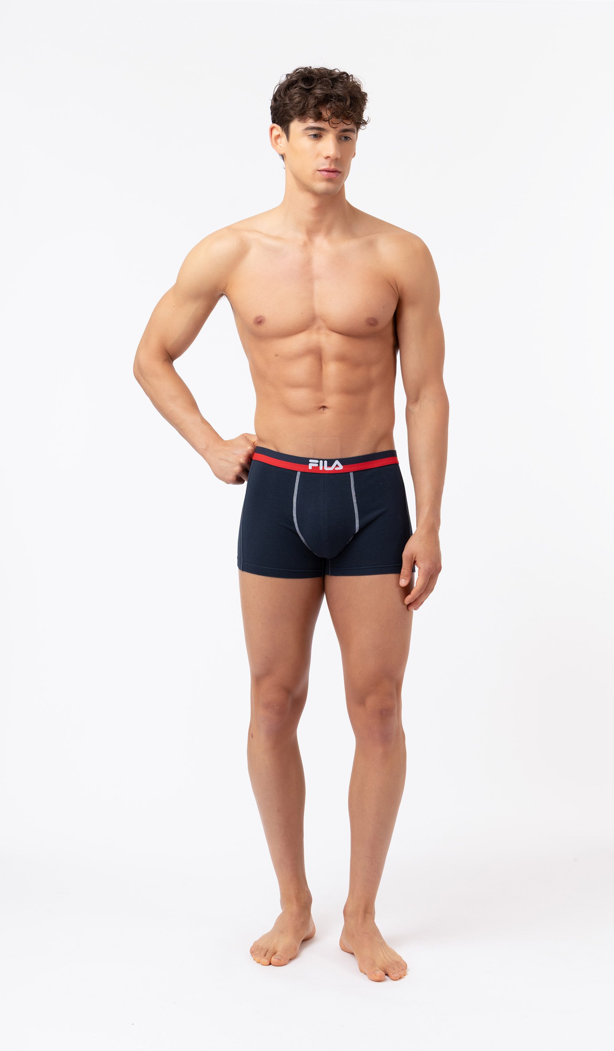Fila Boxershorts 12er-Pack (12-St) mit elastischem Bund und Logo-Aufdruck