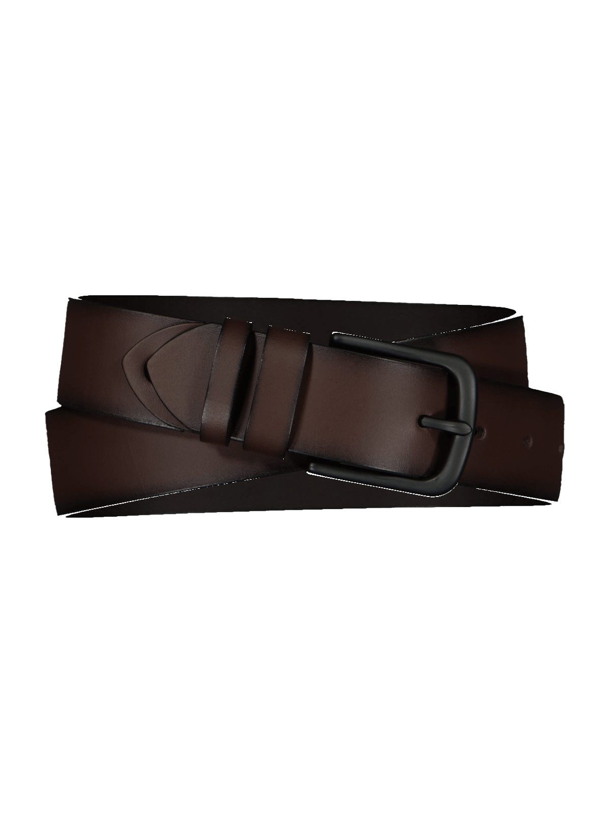 Engbers Ledergürtel Herren Ledergürtel Basic, Dunkelbraun