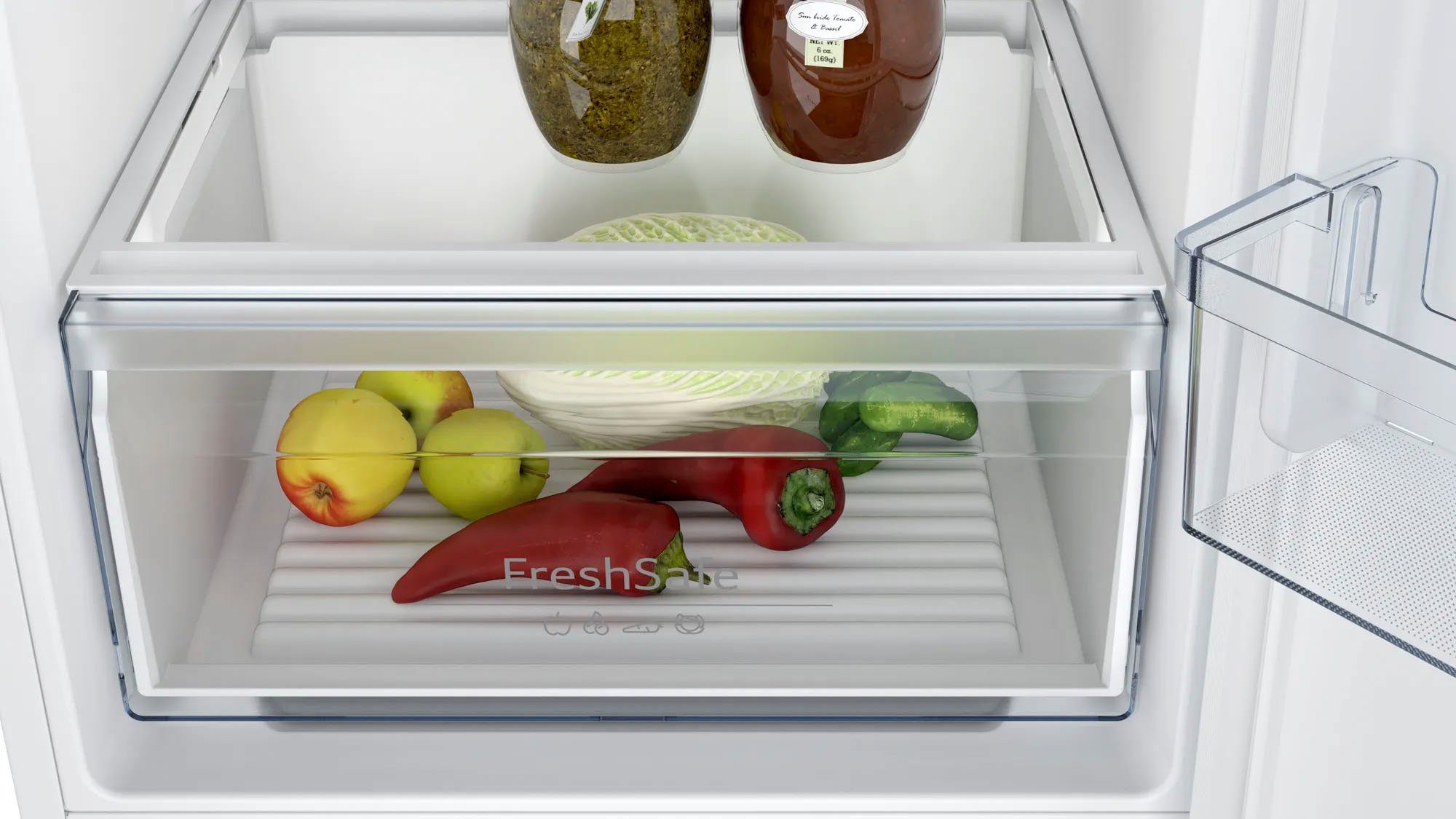 NEFF Einbaukühlgefrierkombination N 30 KI5871SE0, 177,2 cm hoch, 54,1 cm breit, Fresh Safe: Schublade für flexible Lagerung von Obst & Gemüse – Bild 4 von 5