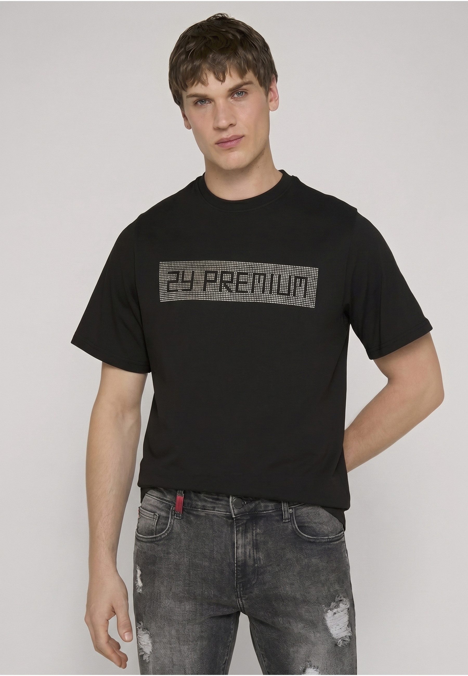 2Y Premium T-Shirt 2Y Premium Vash Slimt Fit Tee (1-tlg)
