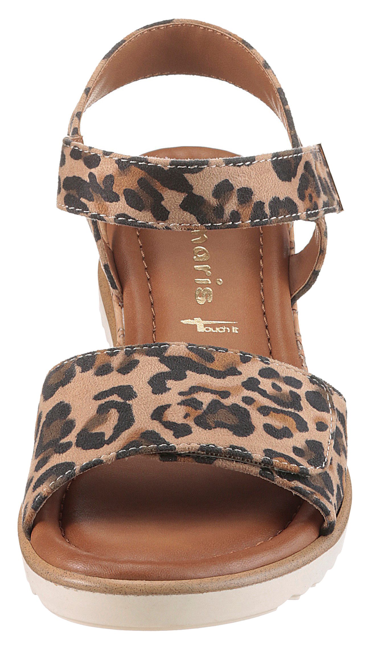 Tamaris Keilsandalette, Riemchensandale, Sommerschuh in veganer Verarbeitung