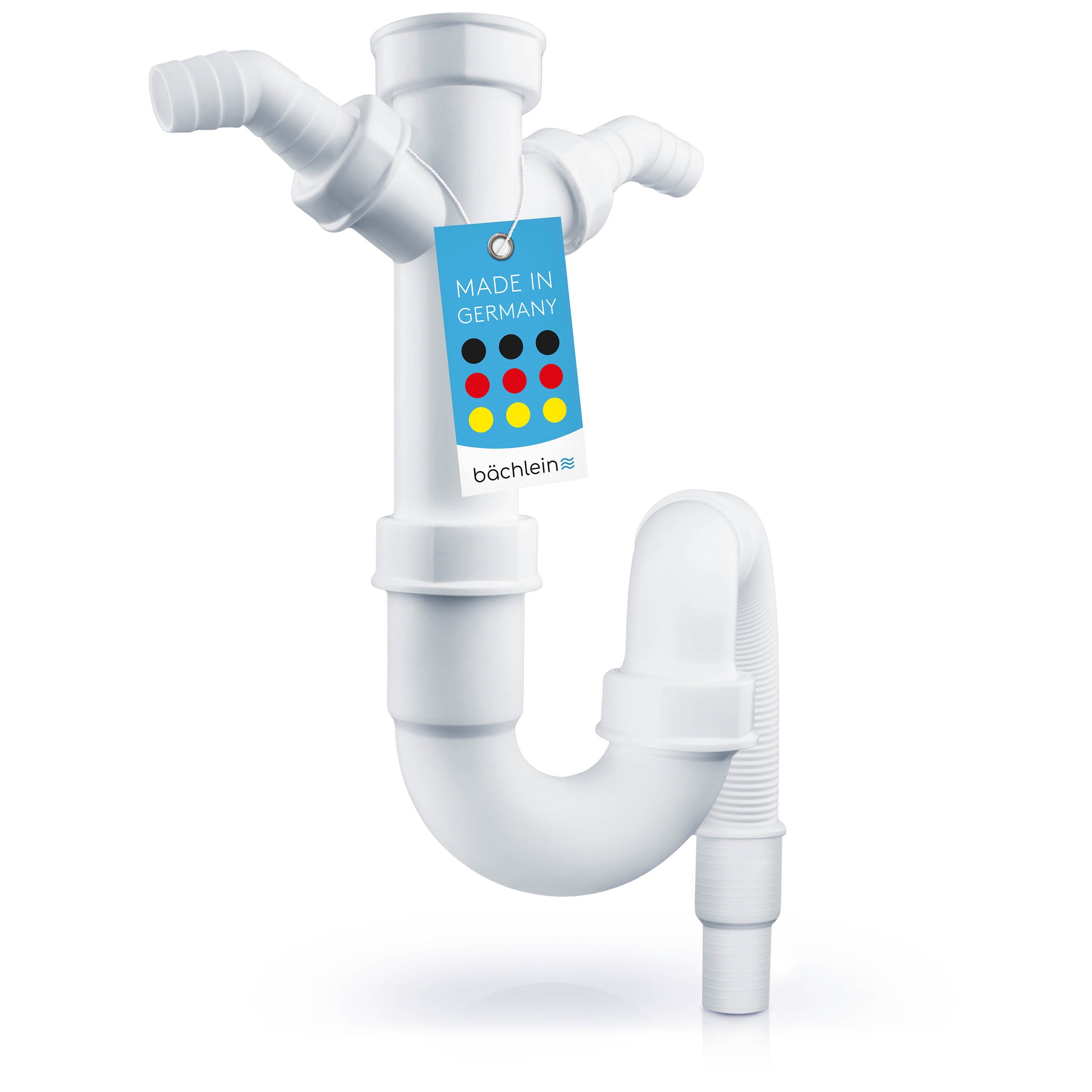 Siphon flexibler Röhrensiphon für Küchenspüle