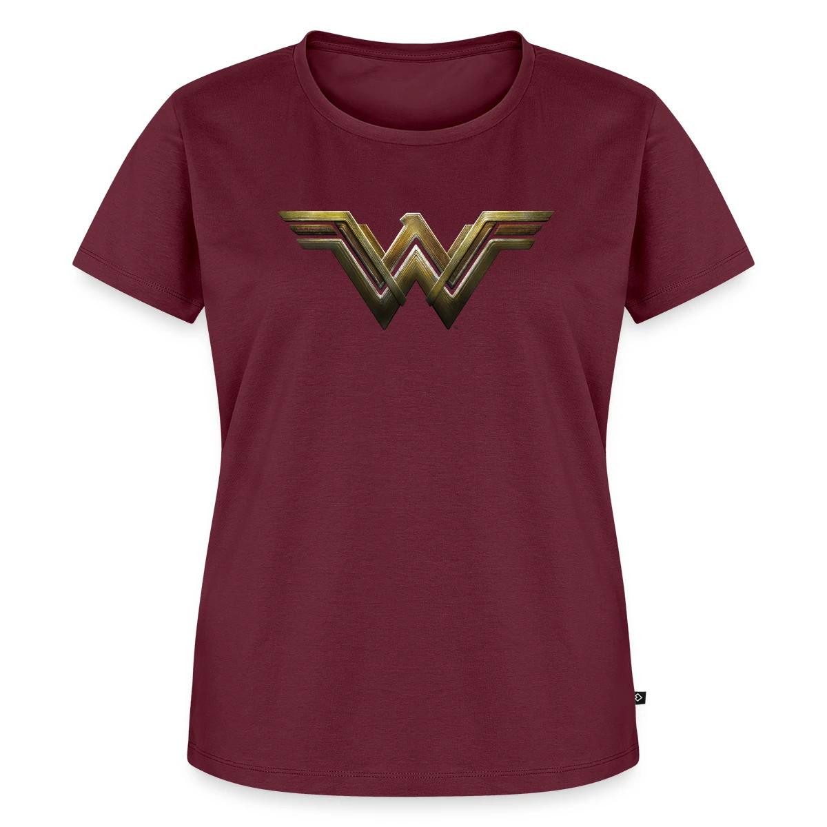 T-Shirt Wonder Woman Logo Frauen Premium T-Shirt