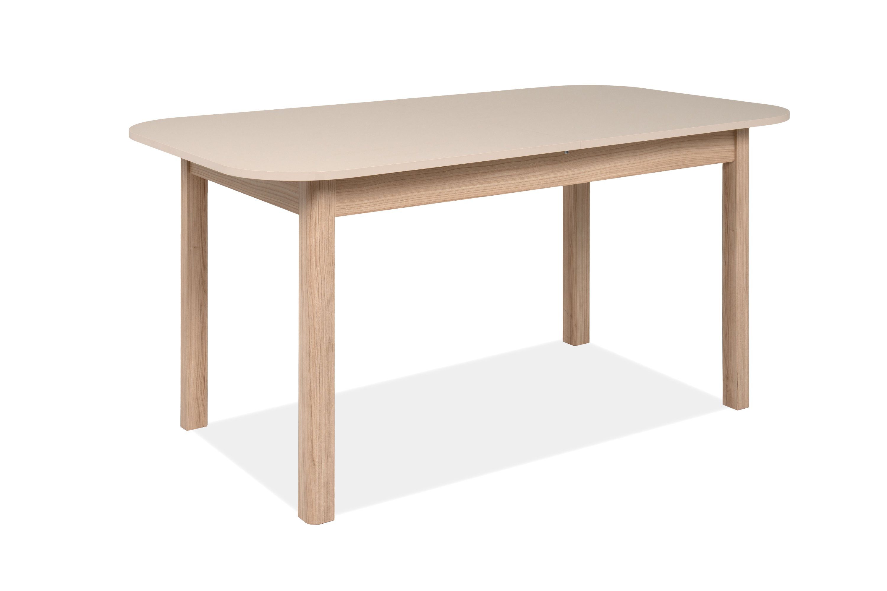 Finori Esstisch, in samt / Dekor Riva Eiche ausziehbar 160-200x76x90 cm