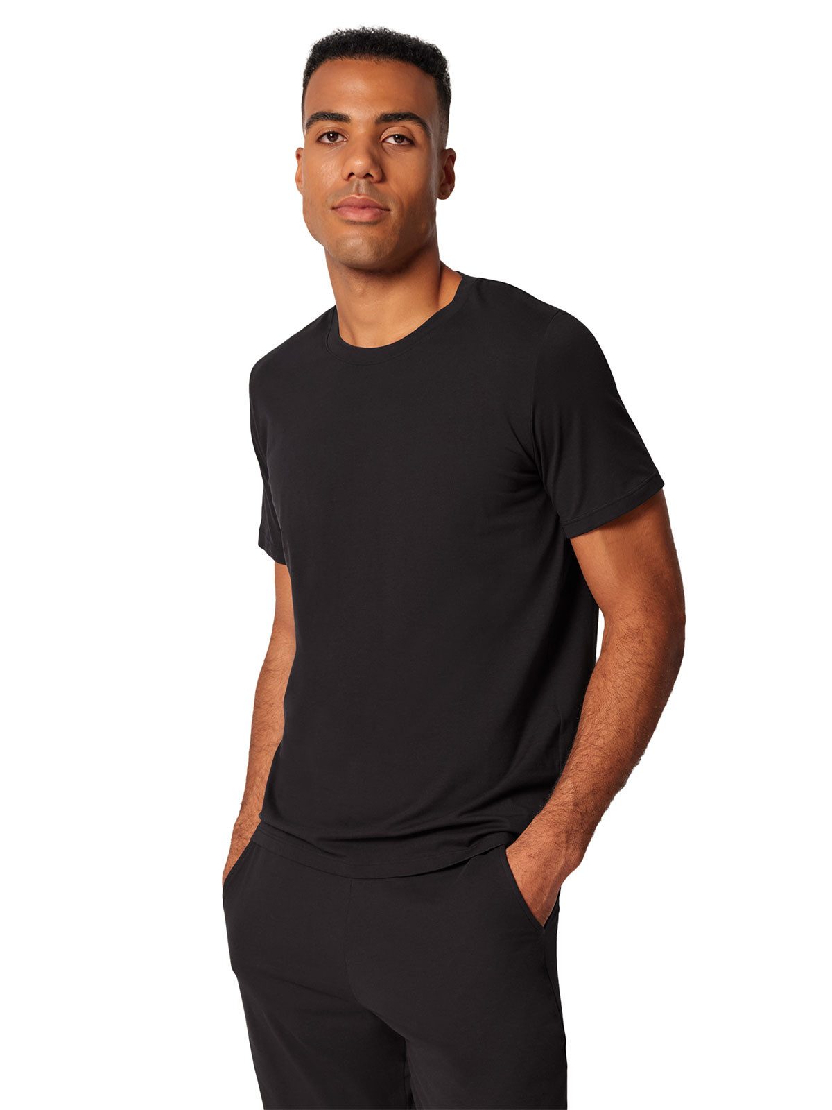 Skiny T-Shirt Herren Shirt kurzarm Night In Mix & Match (Stück, 1-tlg) -