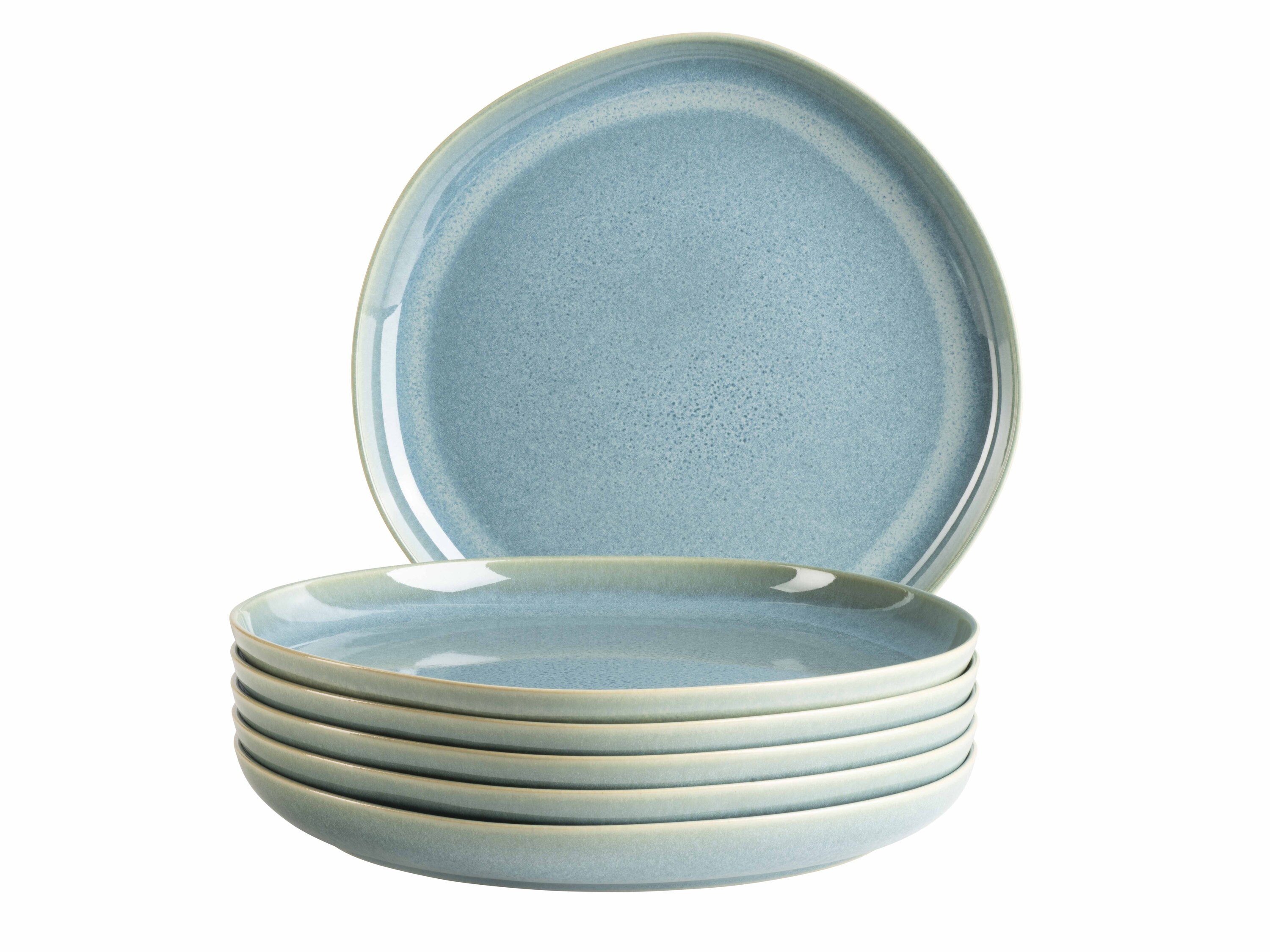 MÄSER Teller-Set Cordelia (6-tlg), 6 Personen, Steinzeug