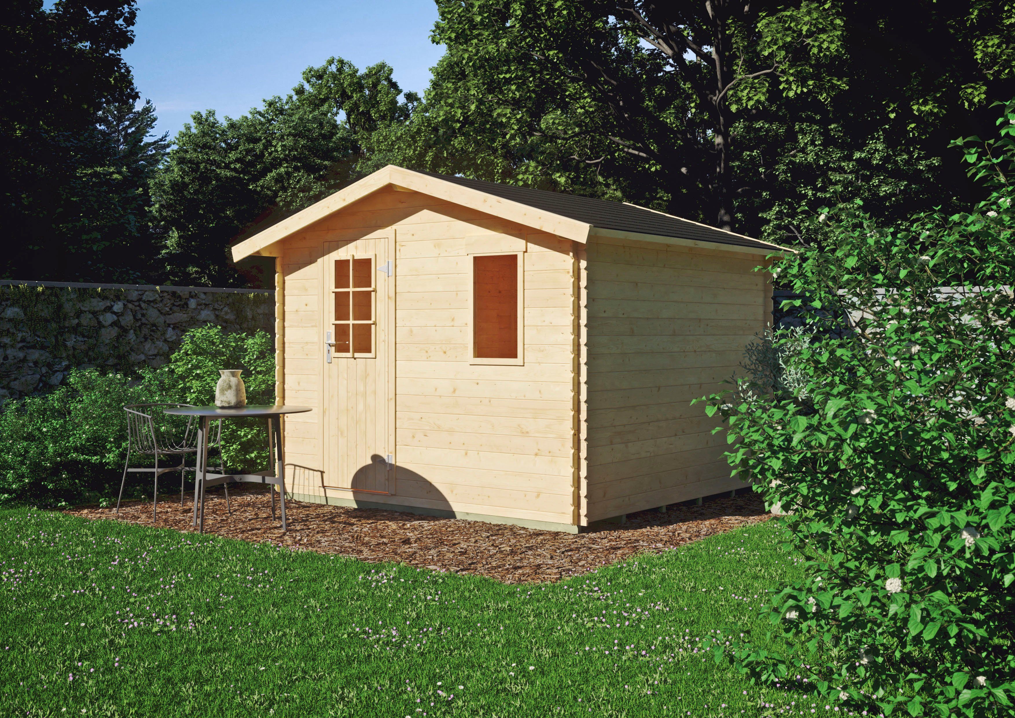 Kiehn-Holz Gartenhaus Mellenberg cm 3, 310x293 BxT