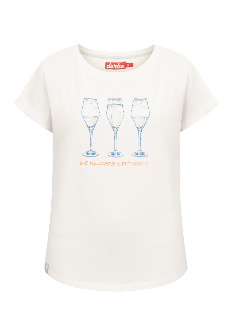 Print-Shirt Die Klügere Damen T-Shirt