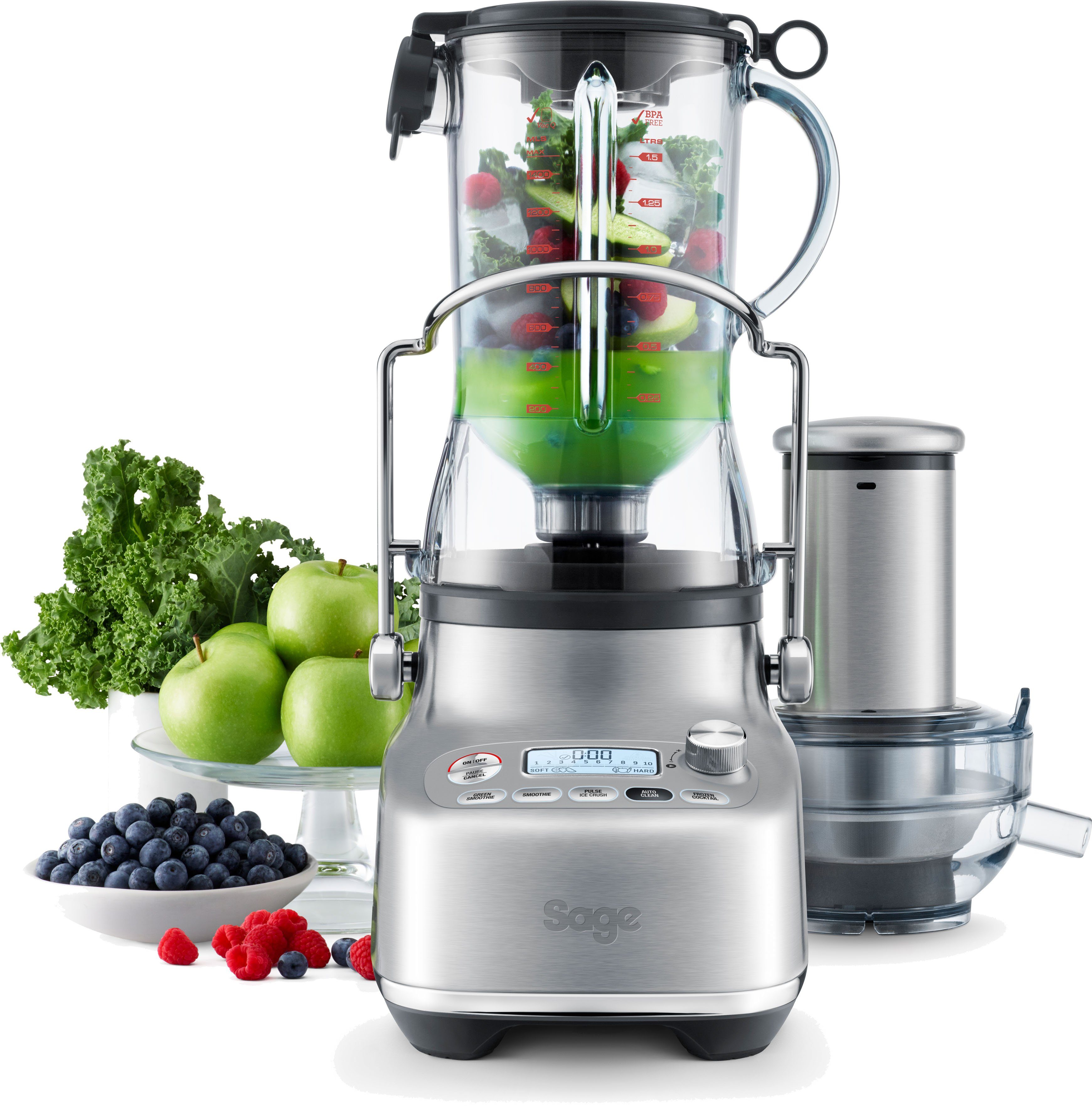 Sage Entsafter SJB815BSS the 3X Bluicer Pro, 1350 W