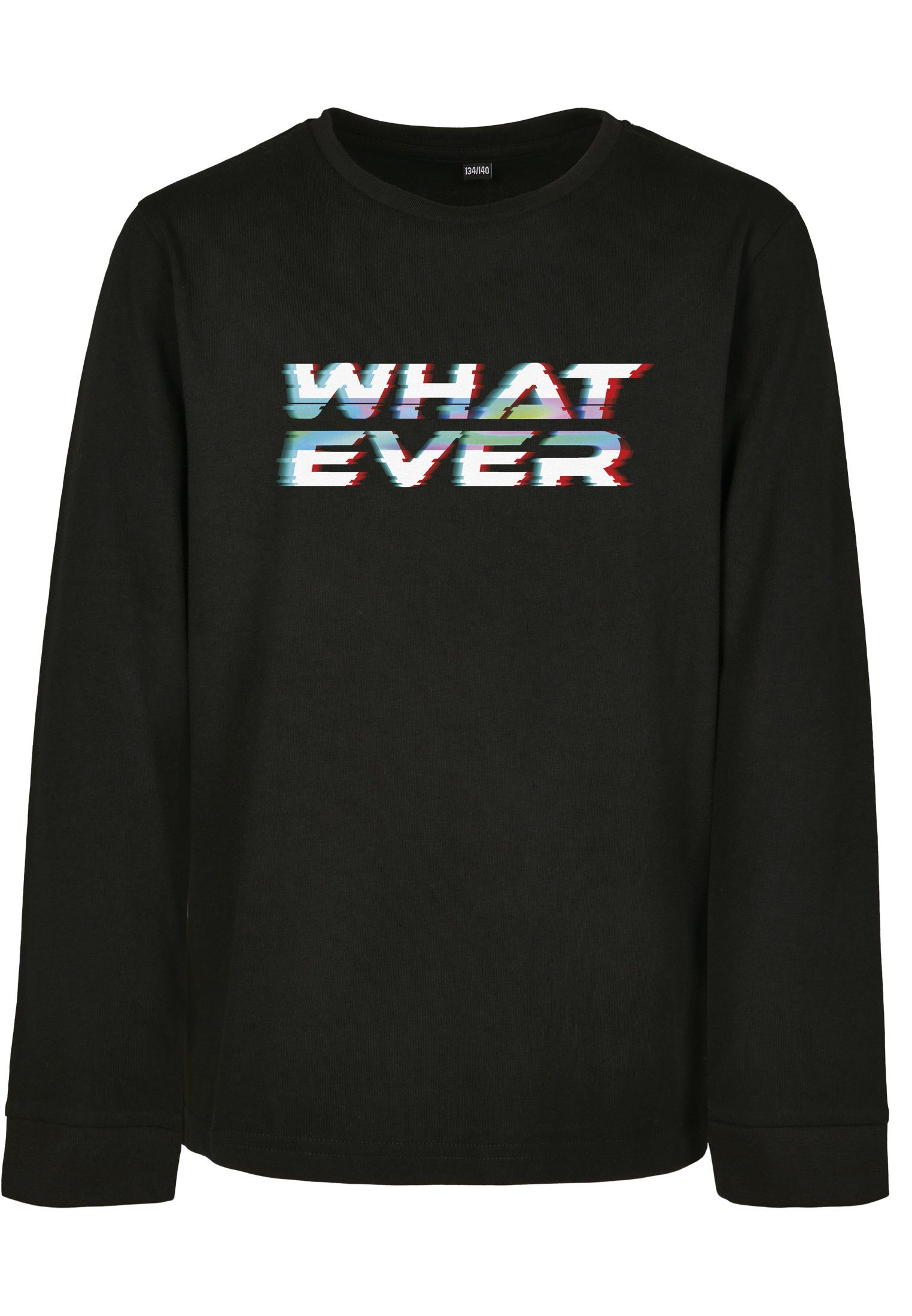 MisterTee Langarmshirt Kinder (1-tlg) Kids Whatever Longsleeve