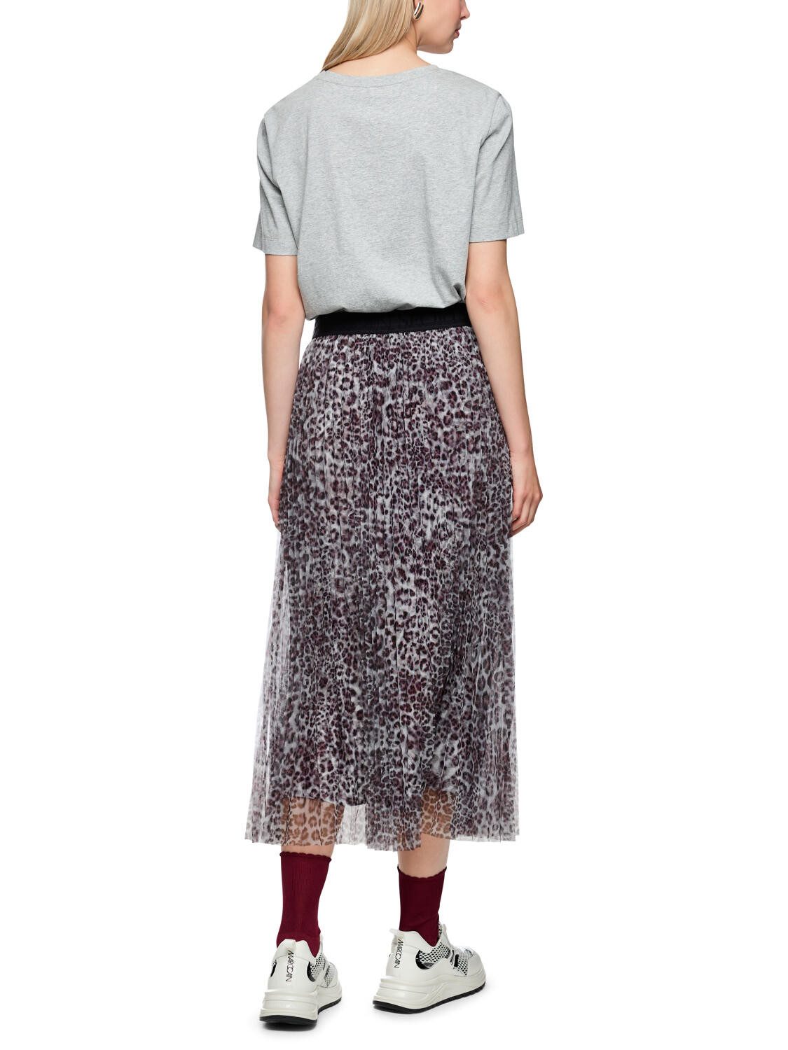 Marc Cain Hosenrock Plissee-Rock - Regular Fit