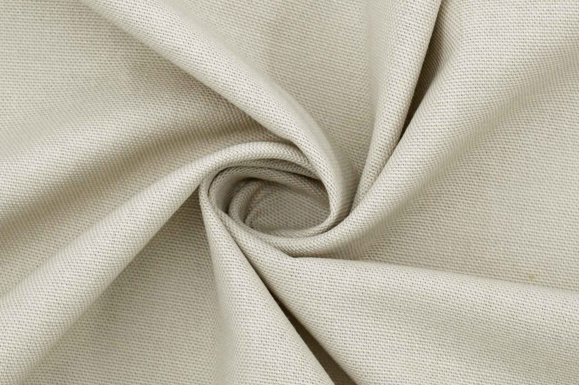 Verdunkelungsvorhang, Gardinenbox, Ösen (2 St), 220gr./m² Baumwolle Creme pflegeleicht Polyester, verdunkelnd, 100