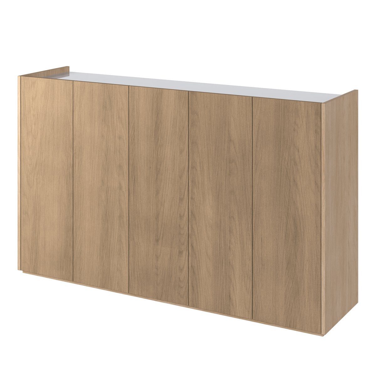 Compleo Sideboard PARIS, Breite: 156 cm, Modern design, 5 Türen