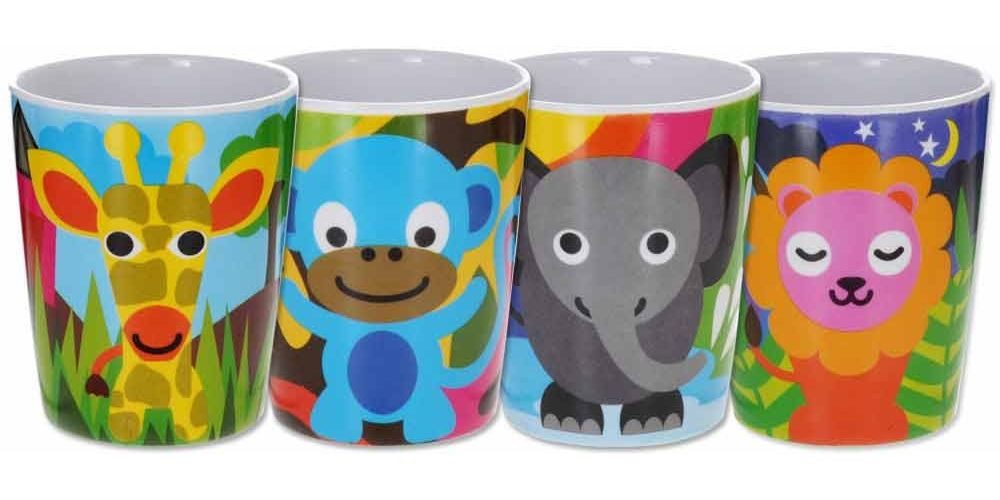CORKCICLE. Becher Set aus 4 Kinder-Saftbechern