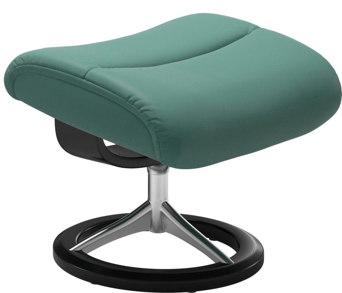 Stressless® Relaxsessel View (Set, Schwarz L,Gestell Signature Größe mit Hocker), mit Relaxsessel Base