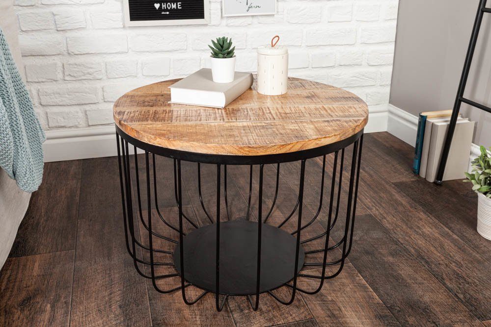 riess-ambiente Couchtisch FACTORY LOFT Ø60cm natur günstig online kaufen