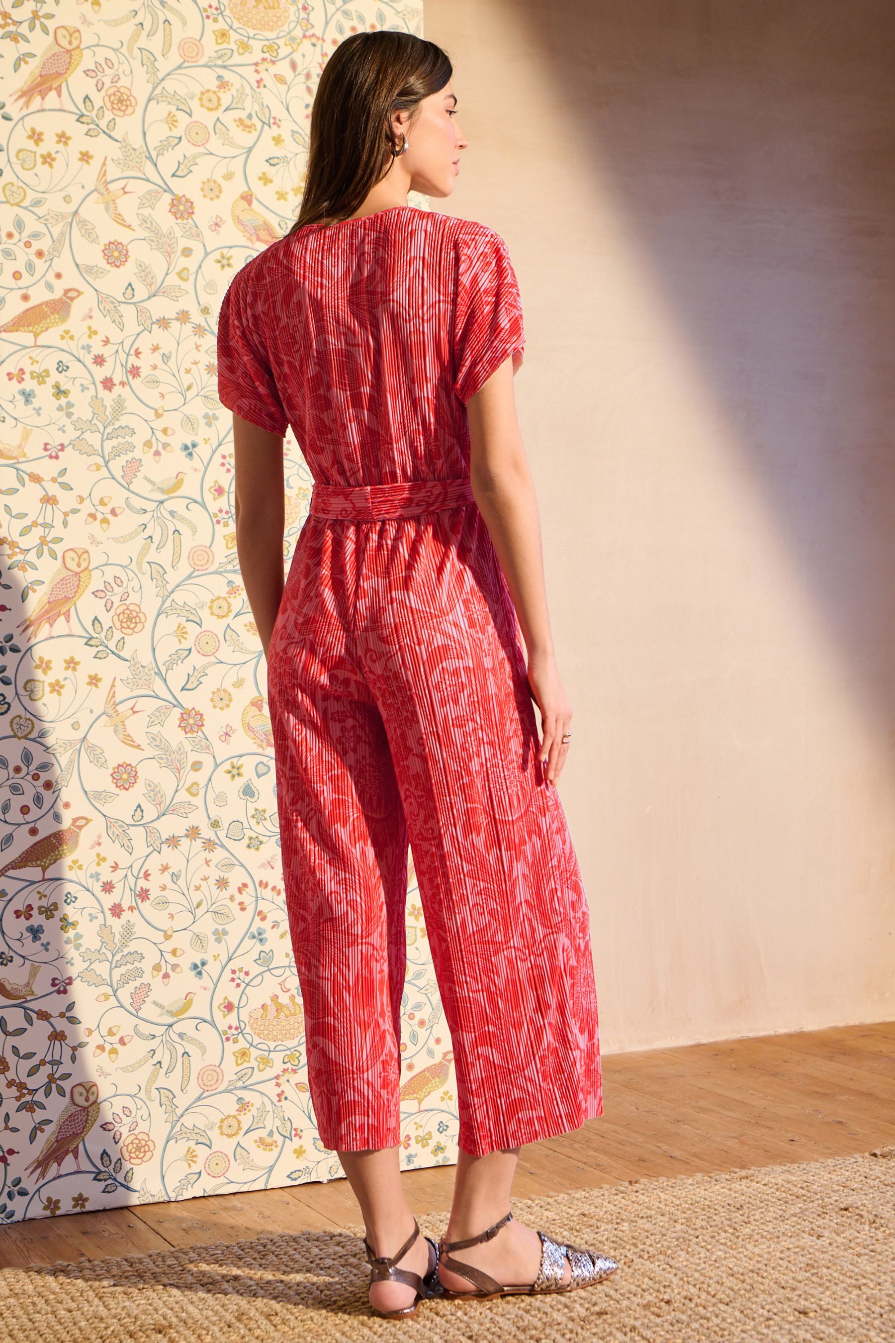 Next Jumpsuit William Morris Plissée-Overall – günstig online kaufen