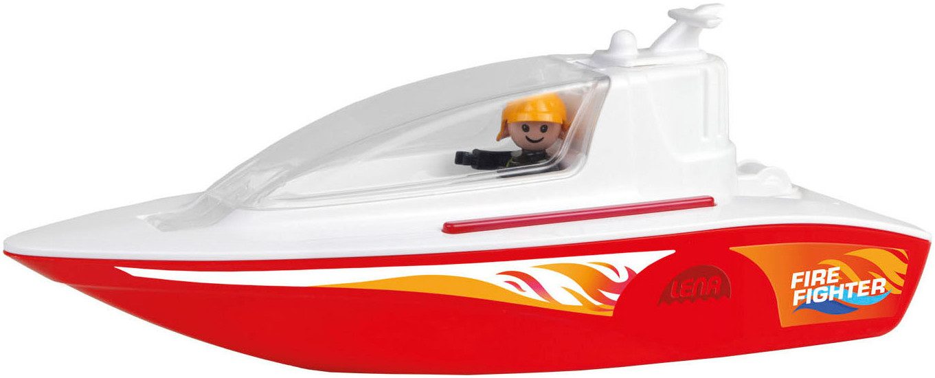 Lena® Spielzeug-Boot Boazz Feuerwehrboot, ohne Pumpe, inklusive Spielfigur, günstig online kaufen