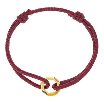 Made by Nami Armband Herren & Damen Surfer Segeltau Armband Rot, Handgemacht & Geflochten - Maritimes & Minimalistisches Armband