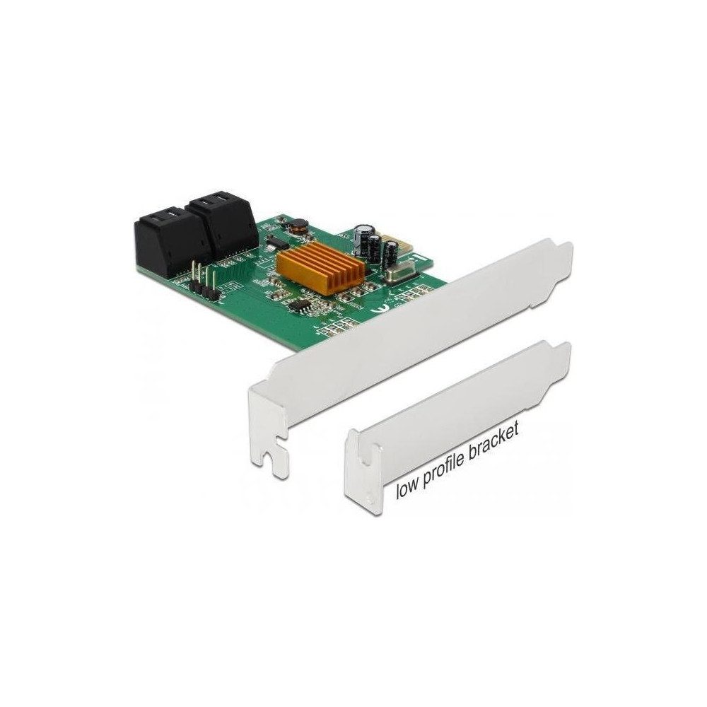 DeLOCK 4 Port SATA PCI Express Karte, Adapter für PCs. Computer-Adapter
