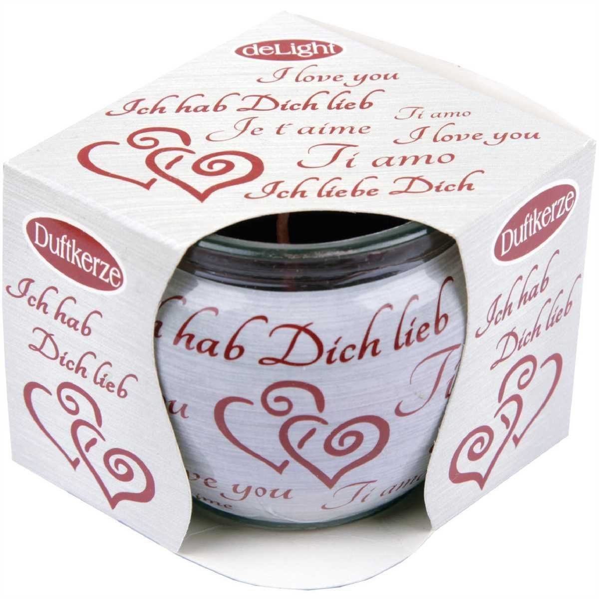 HS Candle Duftkerze (1-tlg), Kerze im Glas, Spruch-Kerze mit ca. 22 Std. Brenndauer