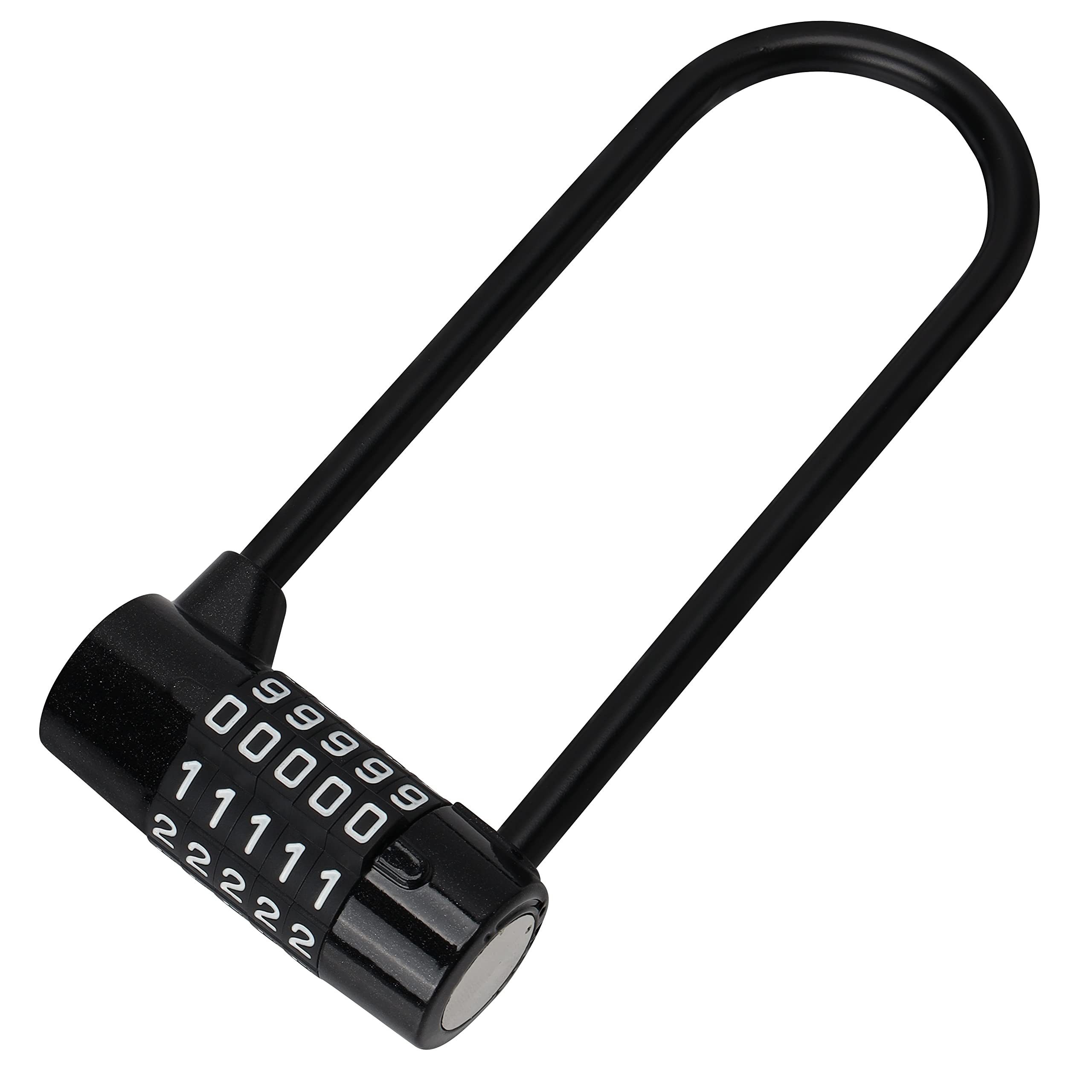 Kurtzy Vorhängeschloss Kurtzy Vorhängeschloss Langer Bügel Zahlenschloss 5 Stellig - 15,5 cm, (1-tlg)