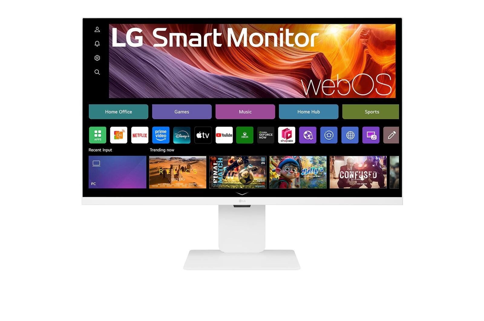 Valentinstagsgeschenk LG 31,5 Zoll 4K-UHD-IPS Smart Monitor mit webOS TFT-Monitor (3840 x 2160, 5 ms Reaktionszeit, 60 Hz, IPS Panel)