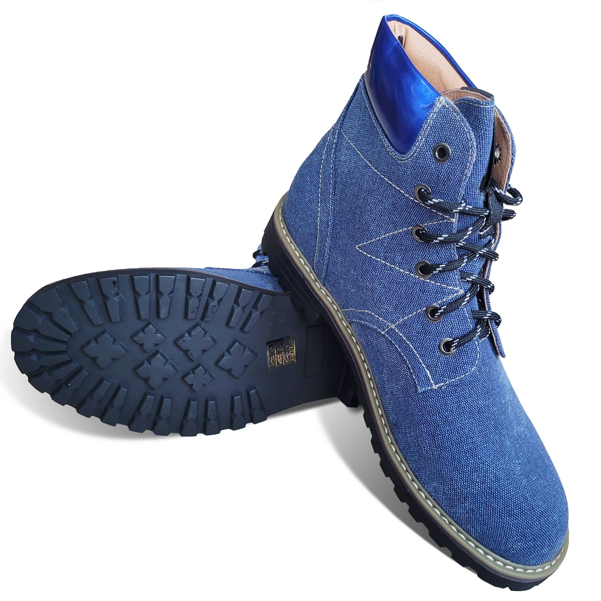 GOLDEN GOLDEN Winterstiefel Herren Schnürung Lässige Herrenstiefel Winterstiefel