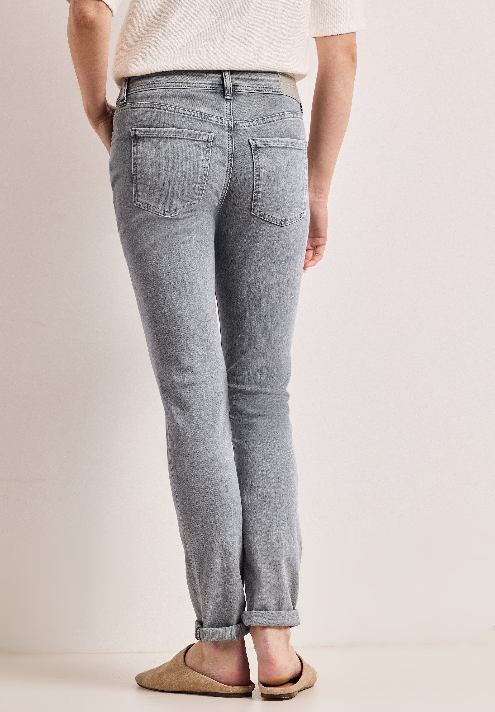 STREET ONE Comfort-fit-Jeans Middle Waist