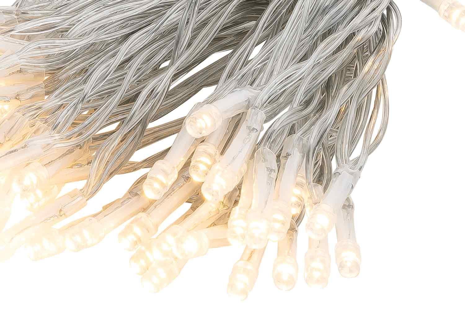 Linder Exclusiv GmbH LED-Lichterkette, Batterie 6/18h Timer 7,35m 50 LEDs w günstig online kaufen