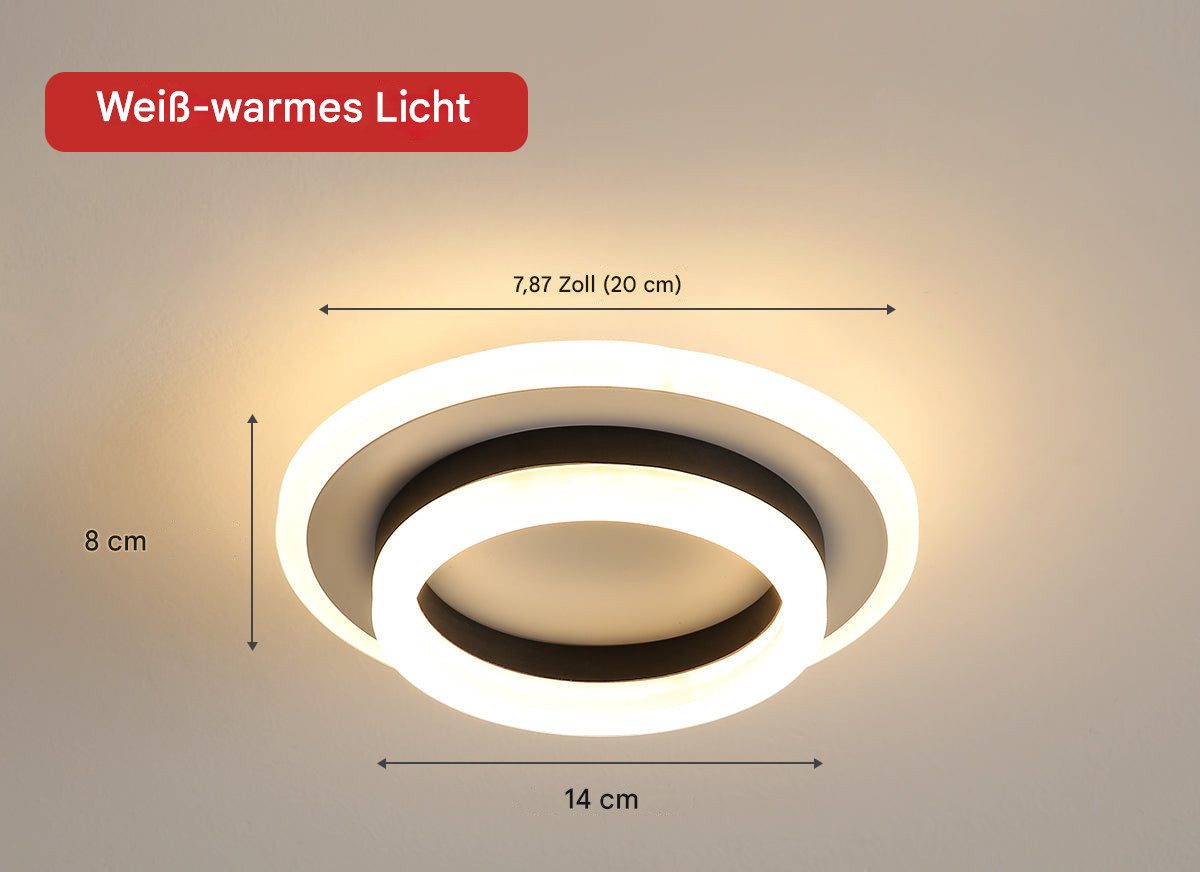 Goeco Deckenleuchte Acryl Dekolampe, runde Lampe, günstig online kaufen