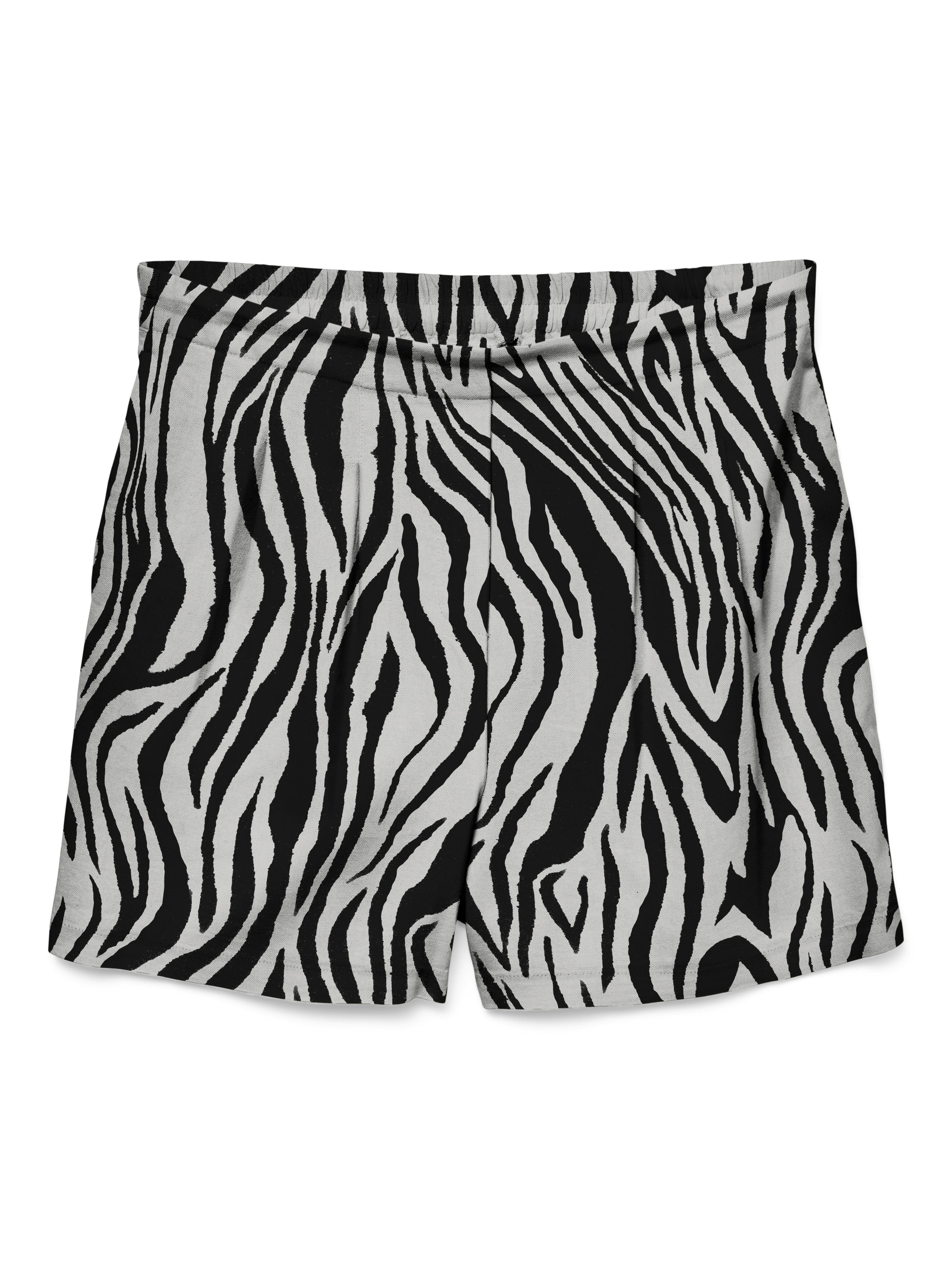 Silver Lining AOP:Sina Zebra Black