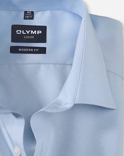 OLYMP modern Businesshemd fit Luxor hellblau